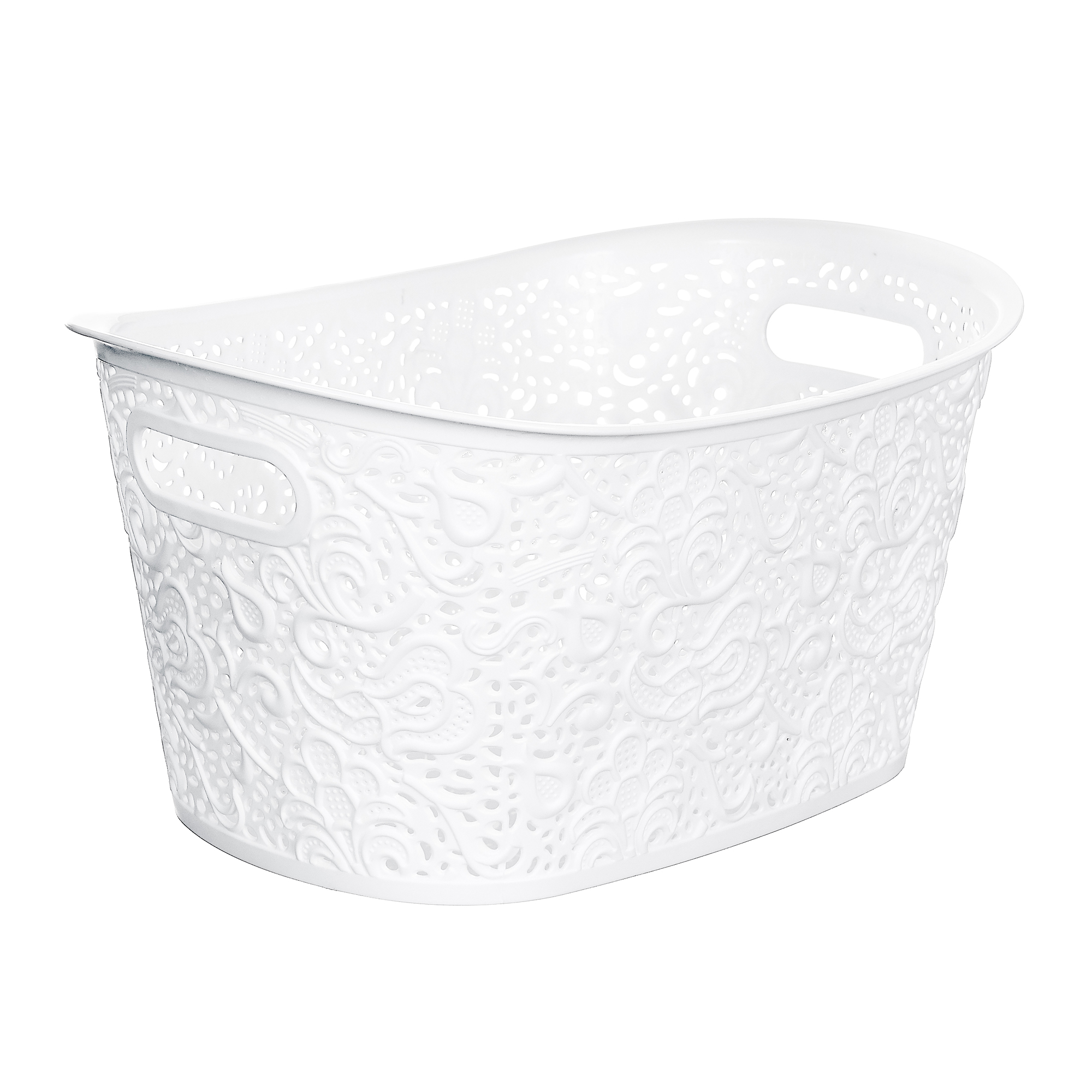 Корзинка кружевная овальная М